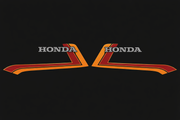 Honda CB900F 1982 Gas Tank Stripe Set Black Model