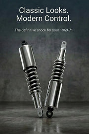 Honda 1/4" 336mm Eye to Clevis CB750K Shock Absorber Set Stock Design