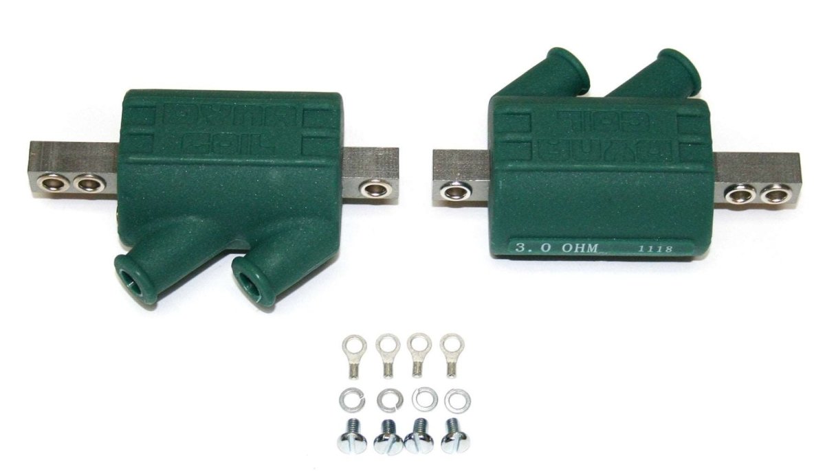 Honda CB350F CB400F CB500 CB550 CB650 CB750 CB900 Dynatek Performance High Output 3 Ohm Ignition Coil Set/2