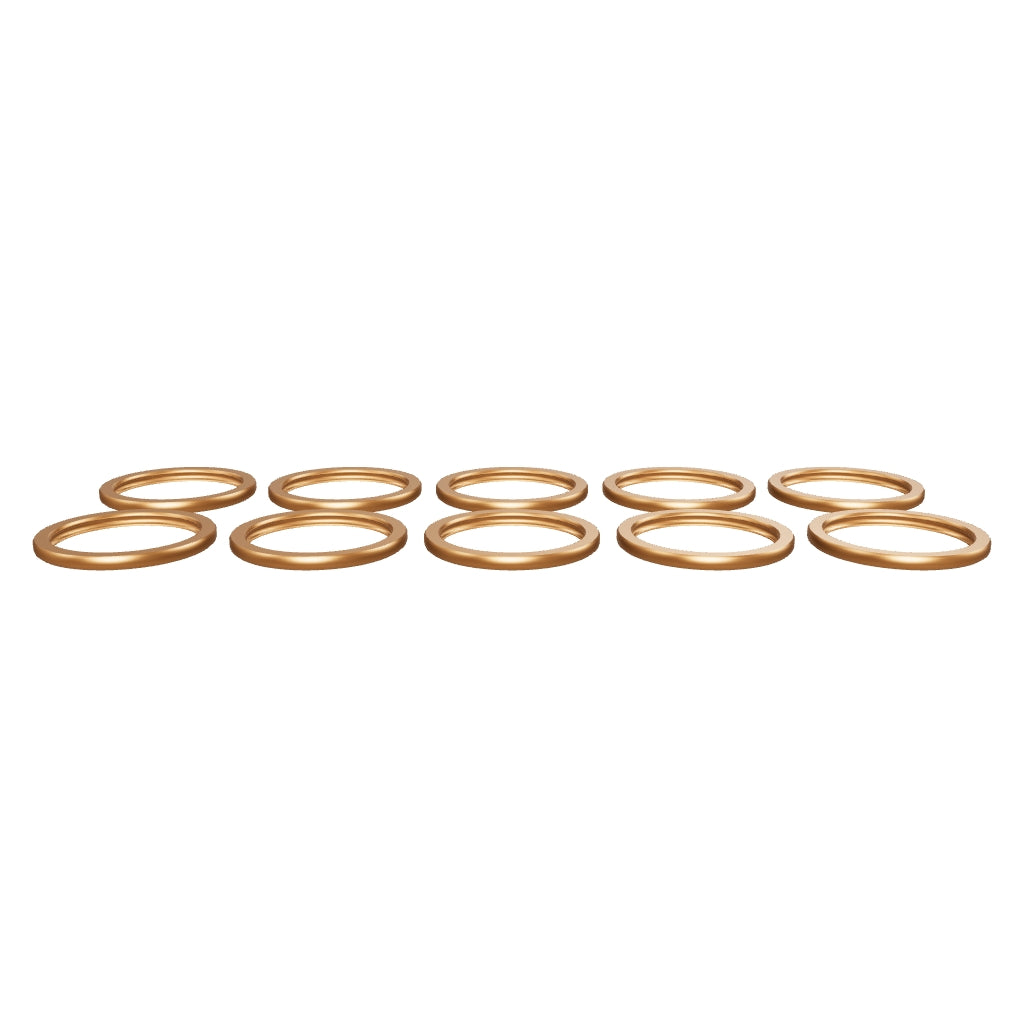 Honda CB Exhaust Headpipe Gaskets – 3D model