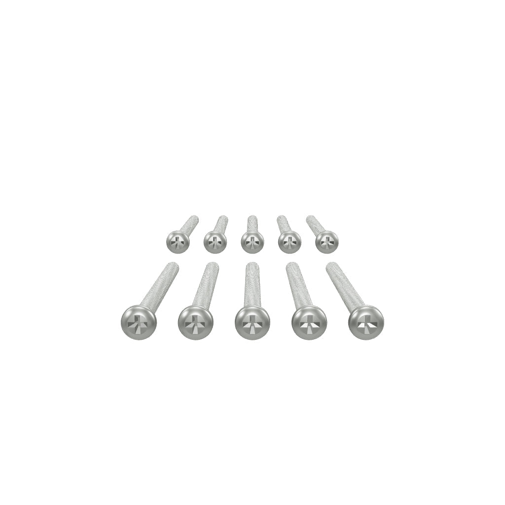 Honda Motorcycle ATV 4 x 55mm Lens Screws Pk/10 - Replaces Honda OEM 93500-04055-4J — approved 3D model (49-0145)