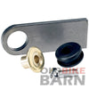Rubber Mount Finger Tabs - 1/4" Thick - Brass Washer