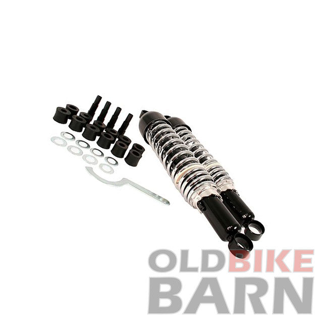 Yamaha 3/8" 365mm Eye to Eye Black Shocks