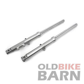 88-94 39mm Fork Assembly with Polished Sliders Single Disc