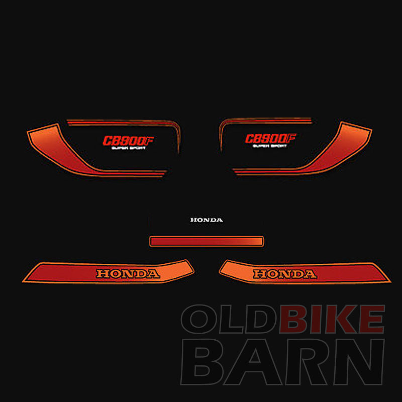 Honda CB900F Complete Decal Set Black Model