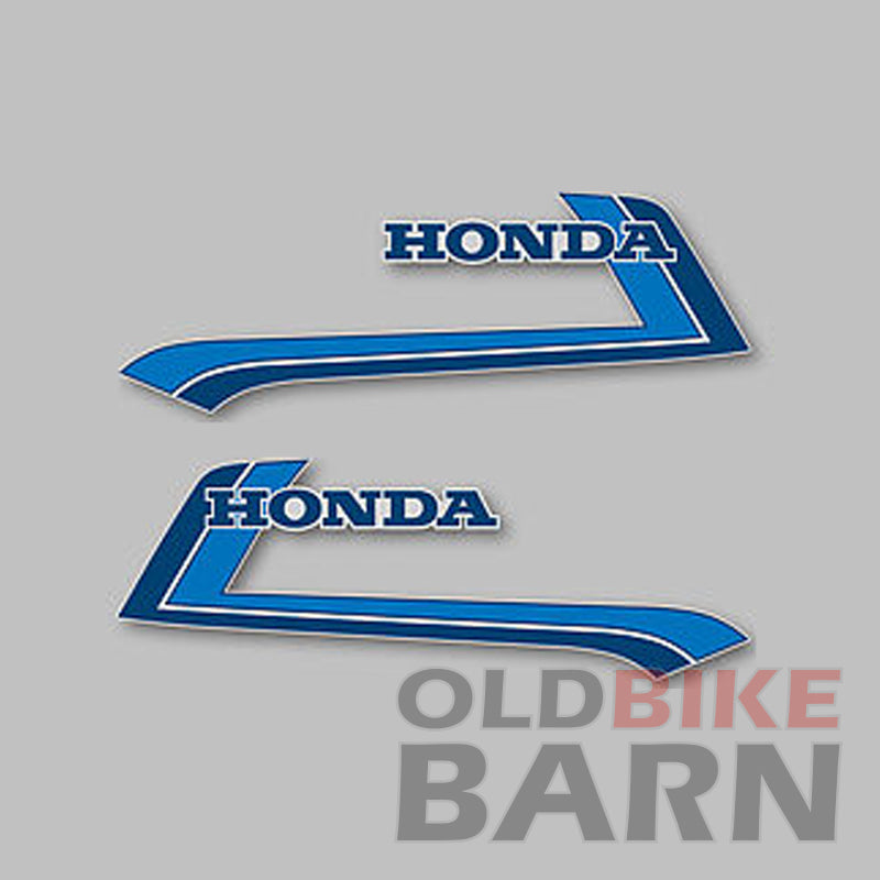 Honda CB900F Gas Tank Decal Set Silver Model