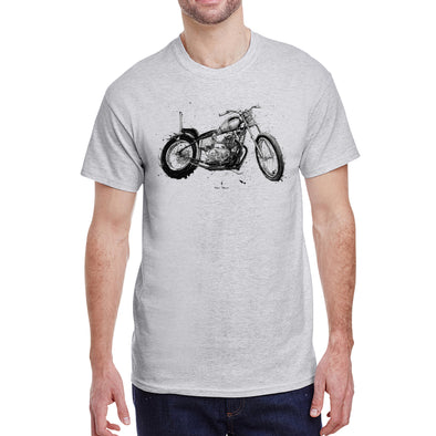 forstørrelse overliggende knude Old Bike Barn KZ400 Chopper T-Shirt