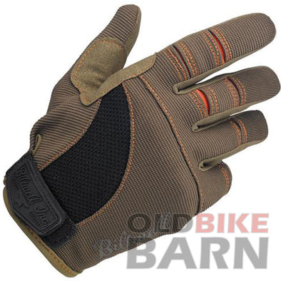 Biltwell Moto Gloves - Brown/Orange