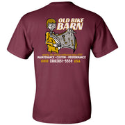 Motorcycle Vintage Parts Slinger T-Shirt Maroon
