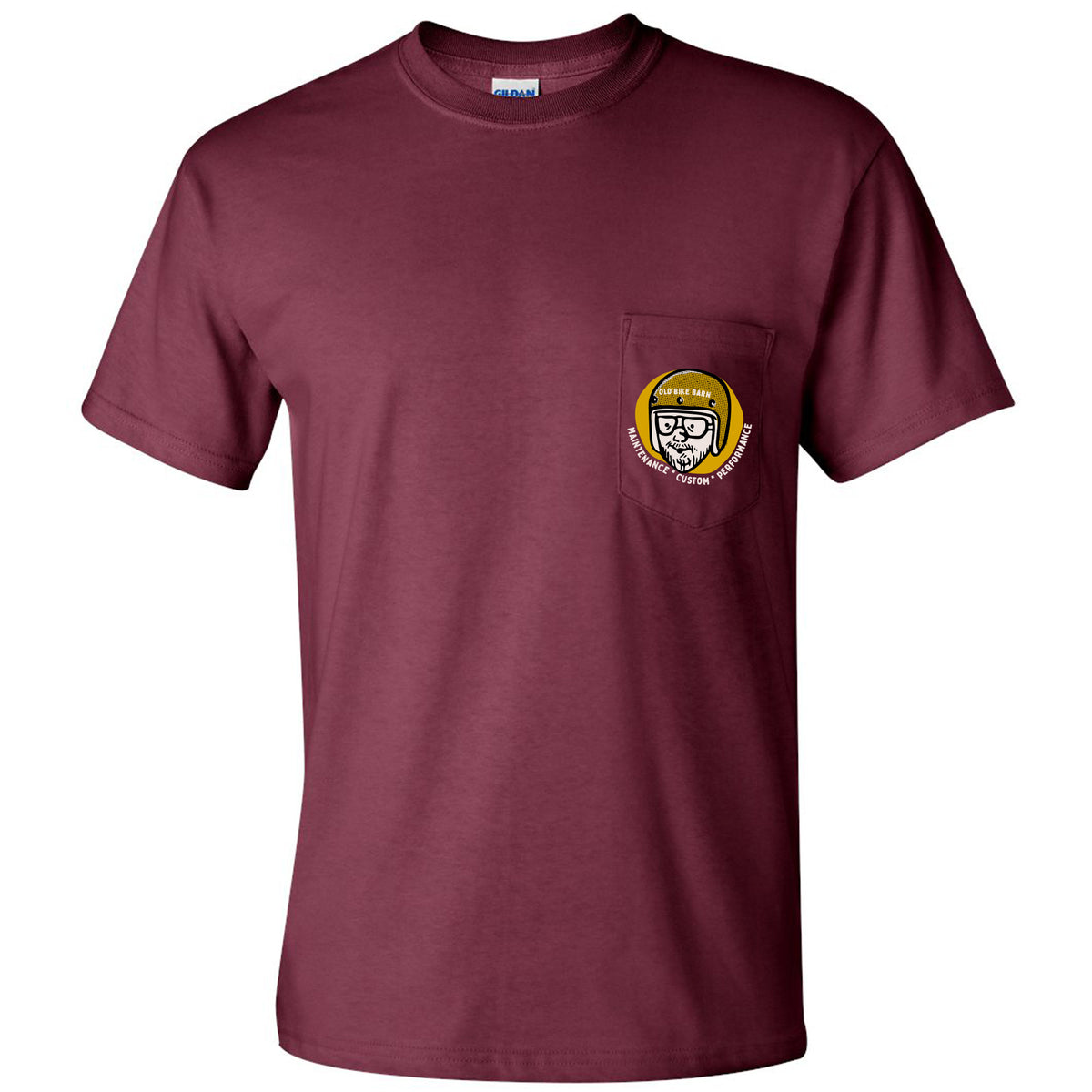 Motorcycle Vintage Parts Slinger T-Shirt Maroon
