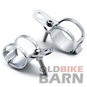Universal motorcycle 30mm-45mm Indicator Mounts Chrome