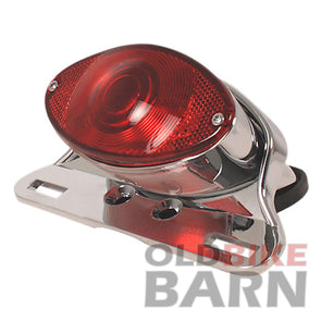 Chrome Cat Eye Tail Light