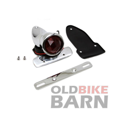 WG Chrome Bates Style Tail Lamp Assembly
