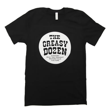 The Greasy Dozen Circle Logo