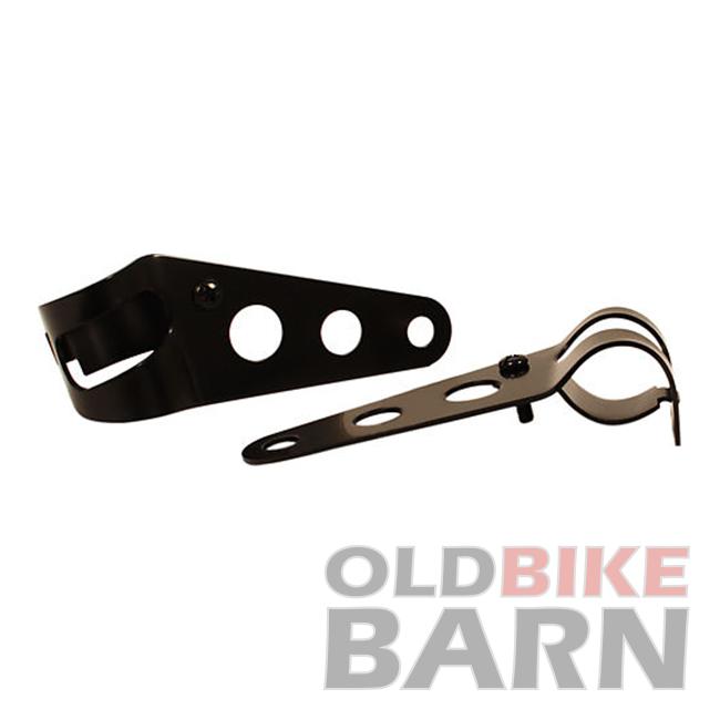 Honda Beam Unit Bracket Set for 31-38mm Fork Tubes Black CB200 / CB350F / CB450 / CB550 / CB750