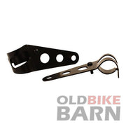 Honda Beam Unit Bracket Set for 31-38mm Fork Tubes Black CB200 / CB350F / CB450 / CB550 / CB750
