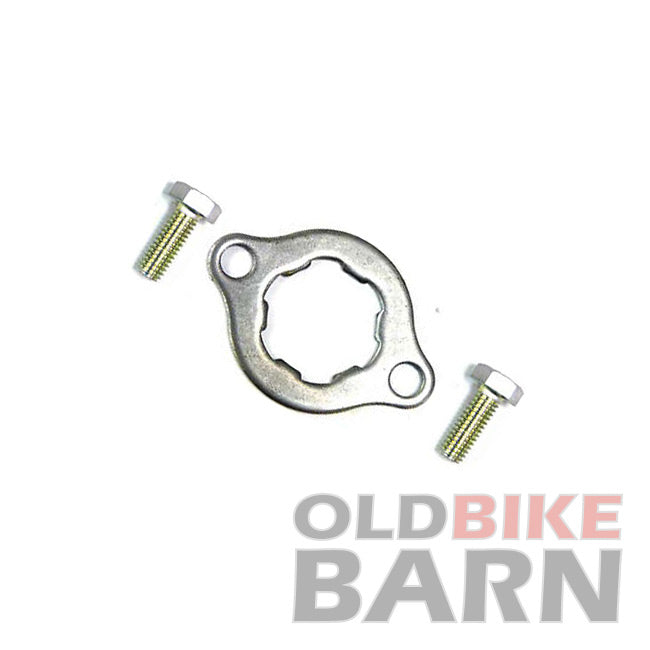 Honda 68-73 CB/CL350 CB350F FR Sprocket Lock Plate Set OEM 23811-292-000