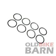 Honda CB350F / CB400F Valve Tappet Cover O-Ring Set/8 OEM 91302-001-020