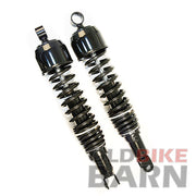 Honda 3/8" 365mm Eye to Clevis SC650SC / CB750 / CB900F / CB1100F Black Shock Absorber Set