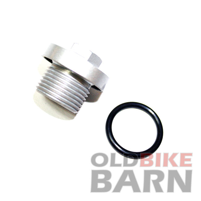 Honda CB350F / CB500 / CB750 / CB900 Oil Passage Cap w / O-Ring OEM 15331-300-000