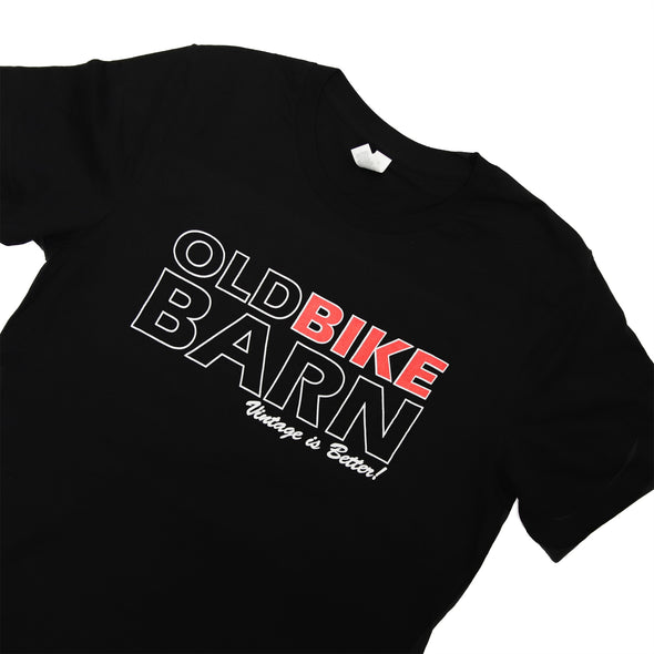 Old Bike Barn Logo Tee Detail