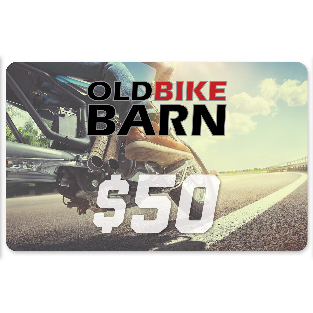 Motorcycle $50 Gift Card