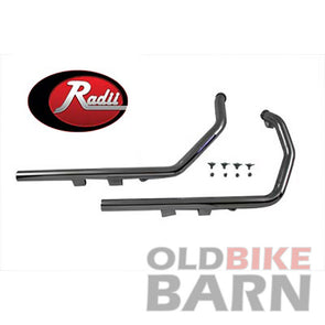 Radii Exhaust Drag Pipe Set Straight Cut Ends - O2 Bung